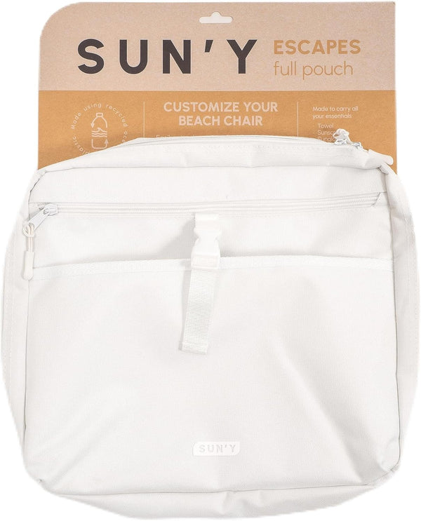 ESCAPES Beach Chair Full Pouch - Seashell White