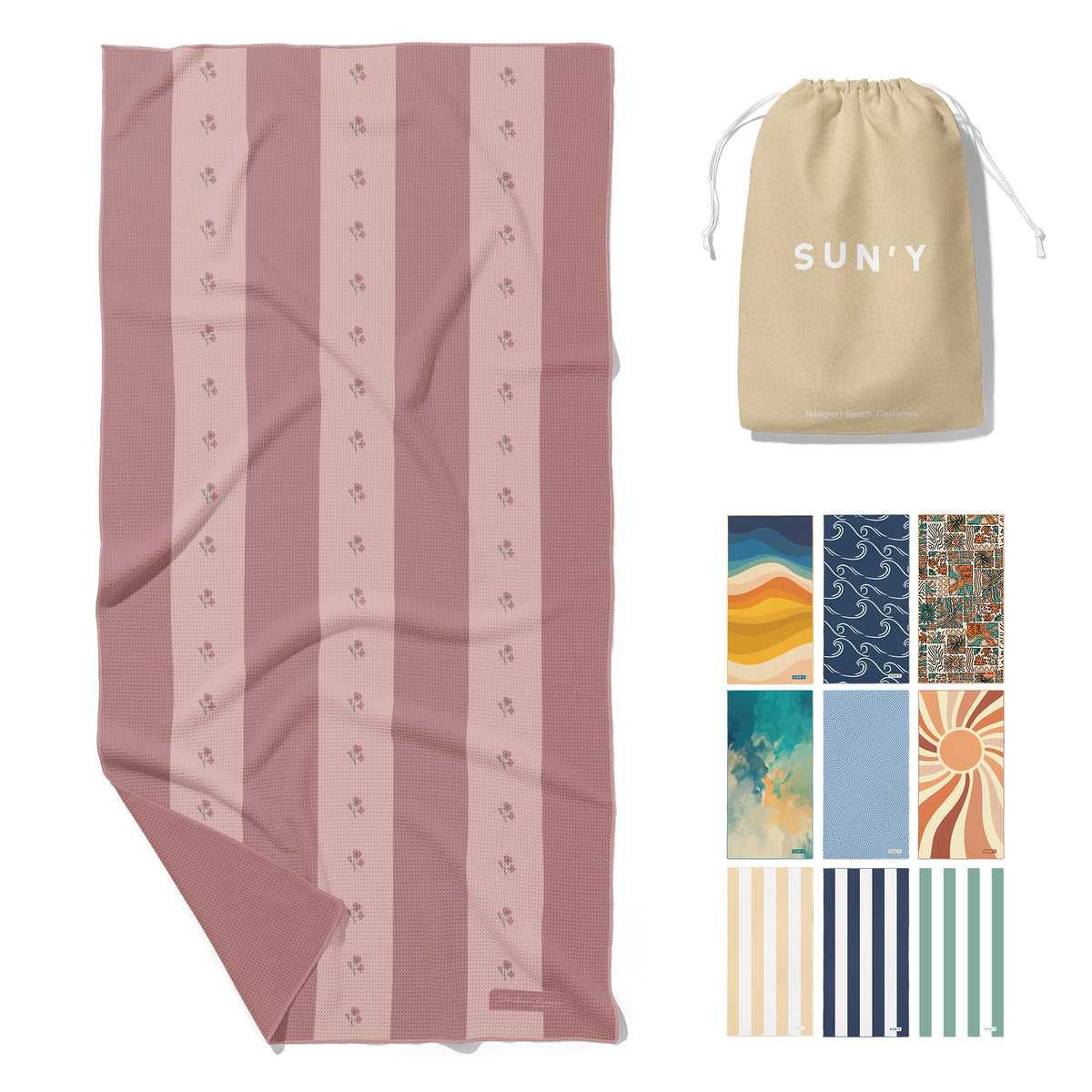 Studio Collection - Coastal Rose Sand Free Towel