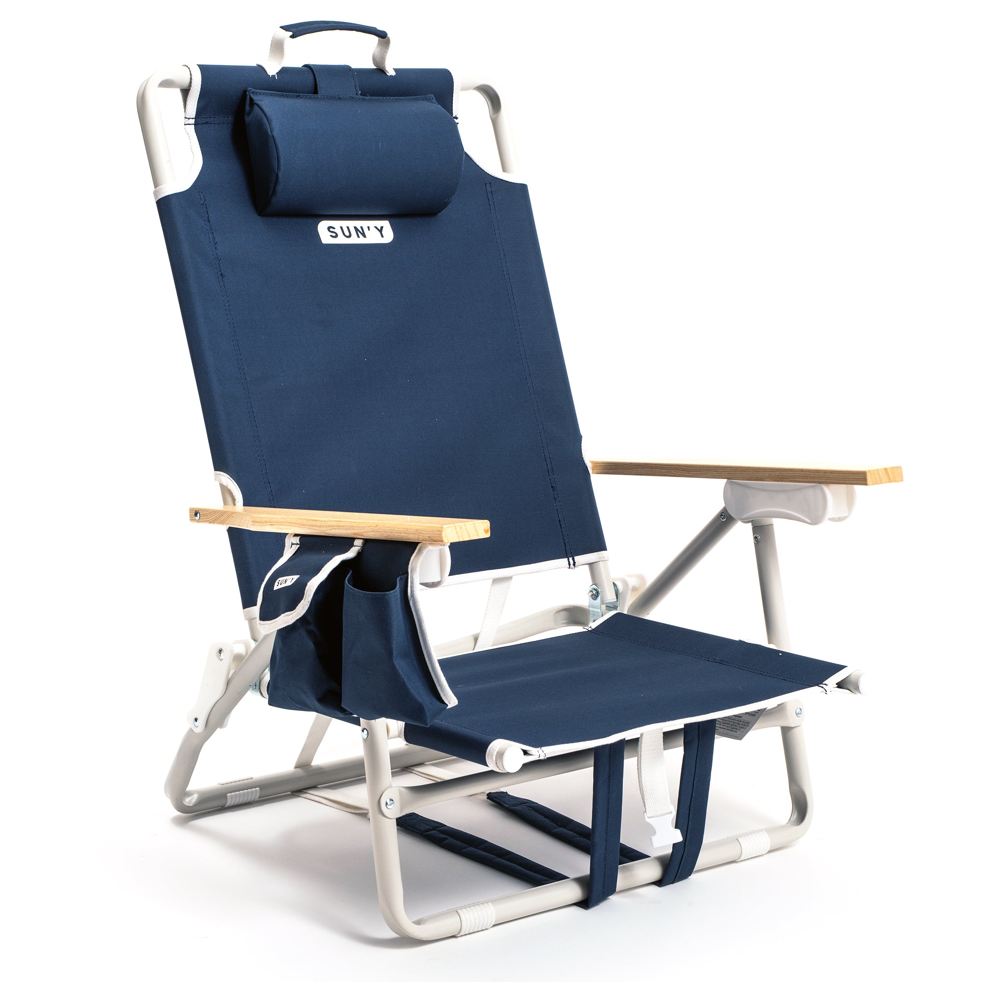 ESCAPES Backpack Beach Chair - Nautical Navy