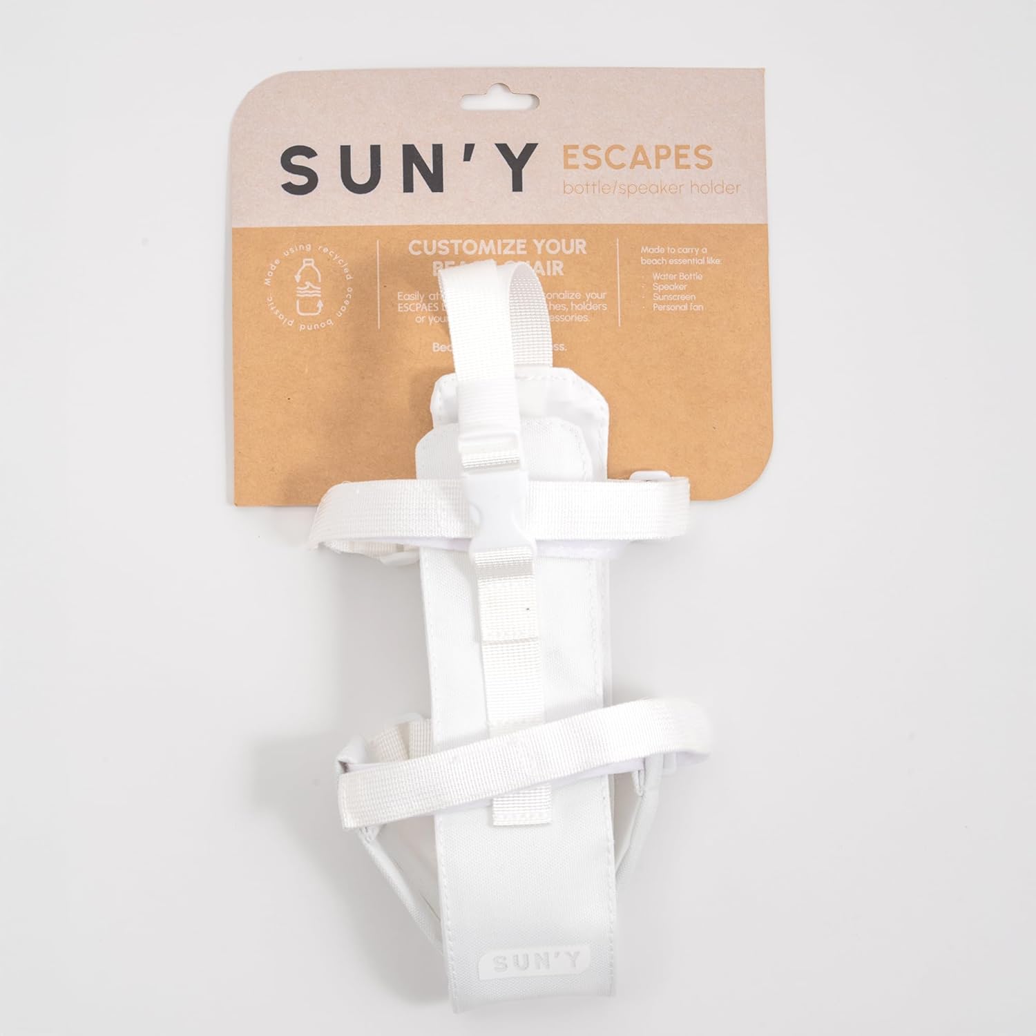 Bottle & Speaker Holder - Seashell White